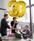 40 Inch Gold Number Balloon 0-9 – Large Helium Foil Number Balloons for Birthday, Wedding, Anniversary & Party Decorations (Gold Balloon)